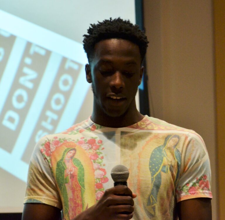 #HandsUpLetsTalk Activist Dante Barry talks police brutality, Ferguson